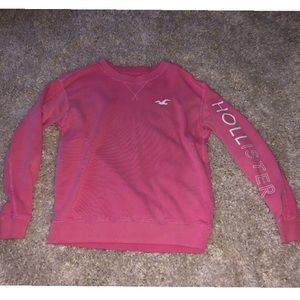 Pink Hollister pullover